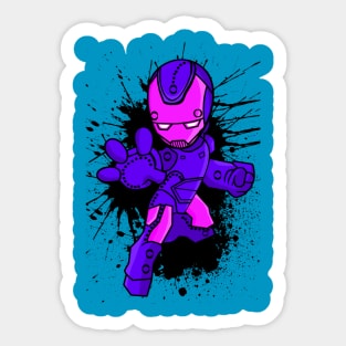 Robot Destroy! Sticker